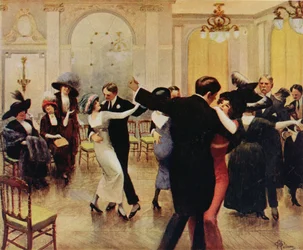 Tango tanzen, veröffentlicht in Femina, 1913